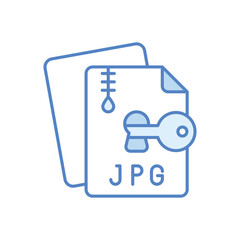 Zip File Vector icon
