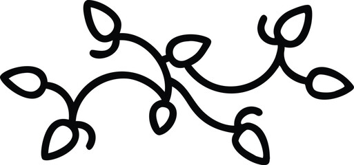 Fototapeta premium A silver treble clef, a musical symbol and key, stands out against a black background of scattered notes, suggesting melody and sound