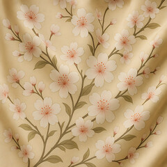 abstract floral background with flowers