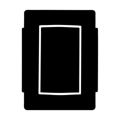 smart light switchvector silhouette icon - perfect for electronics-themed crafts, decals, or SVG projects.