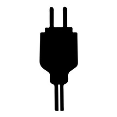 smart plugvector silhouette icon - perfect for electronics-themed crafts, decals, or SVG projects.