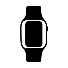 smartwatchvector silhouette icon - perfect for electronics-themed crafts, decals, or SVG projects.