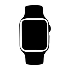 smartwatchvector silhouette icon - perfect for electronics-themed crafts, decals, or SVG projects.