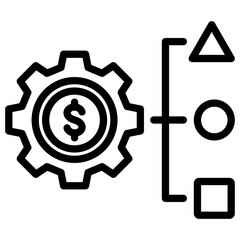 Obraz premium Allocation Icon