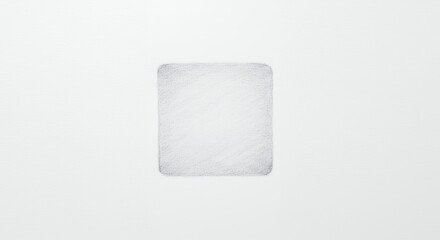 White background with rectangular cutout