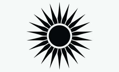 sun icon, sunlight graphic collection, starburst silhouette bundle