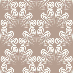 Beautiful seamless floral pattern . Flower vector illustration. Field of flowers
