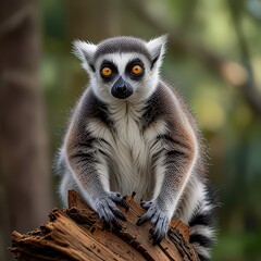 Fototapeta premium The Curious Lemur