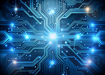 Intricate Circuit Board Design.