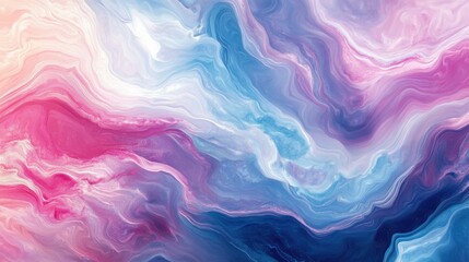 Fototapeta premium A vibrant abstract background featuring flowing lines of light in shades of blue, pink, and purple, creating a dreamy and cosmic atmosphere.