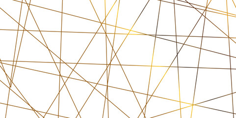 Luxury premium shiny golden lines on dark transparent background. Geometric luxury golden banner, template, t-shirt design. Vector, illustration