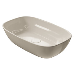 A white bowl with a hole in the middle