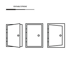 Door Icon Vector Design.