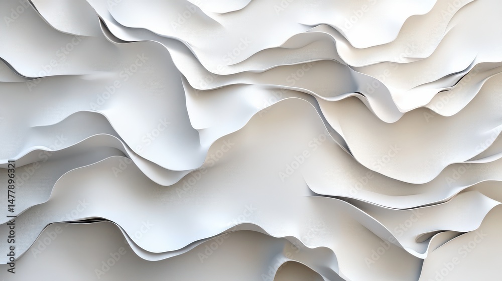 Poster modern digital abstract 3d background. copy space. based on generative ai