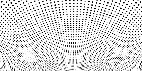 Halftone gradient. Dotted gradient, smooth dots spraying and halftones dot background