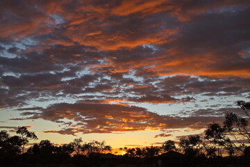 Sunrise in Karijini National Park, Western Australia, Australia
