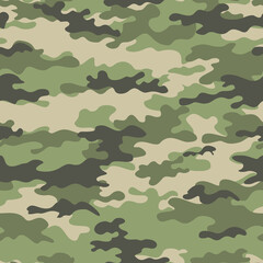 
green camouflage military background, vector texture repeat