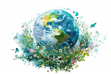 Earth's Flourishing Ecosystem