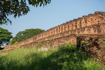 Fototapeta premium THAILAND NAN WAT CITY WALL