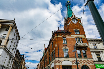 Obraz premium Cracovie Krakow the city streets and place in Poland