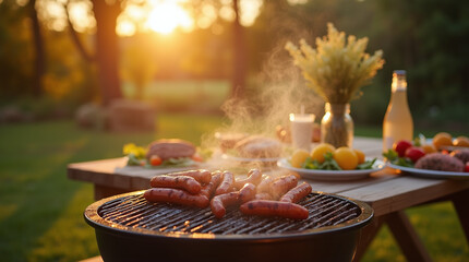 Backyard BBQ Evening with Friends