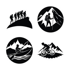 Kayaker Paddling Across Lake at Sunrise