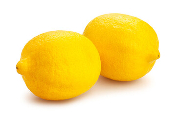 lemon path isolated on white