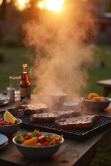 Backyard BBQ Evening with Friends