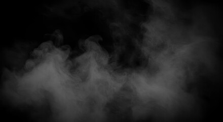 Smoke on Dark Background