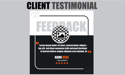 Obraz premium CLINT TESTIMONIAL