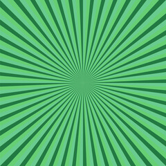 Geometric starburst background  - abstract green vector design