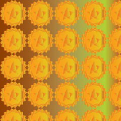 seamless floral pattern ,Art & Illustration, 2025 patran disign ,Art & Illustration ,Marigold Flower rangoli Design for Diwali Festival , Indian Festival flower decoration