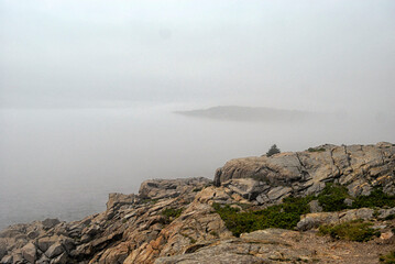 tunning Ocean Landscape View at Acadia National Park