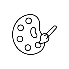 Paint Palette Vector icon