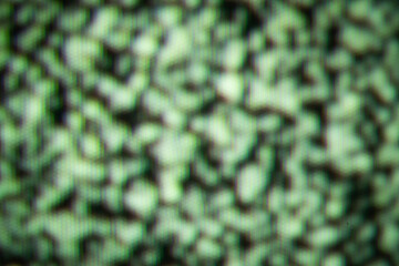 Close-up View of a Vintage TV Static Display