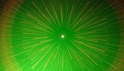 Obraz premium Endless Golden Dots Tunnel Perspective on Green Screen Ideal for VFX and Motion Graphics to Represent Infinity Connection and Digital Space