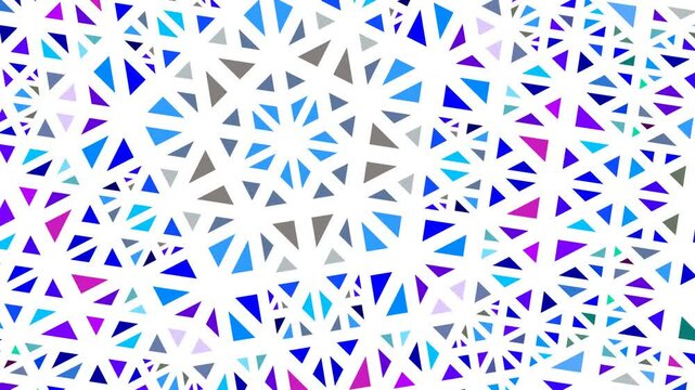 Dynamic radial pattern mosaic background - seamless loop animation