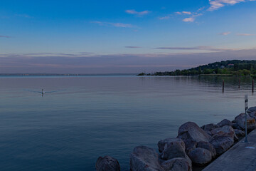 A photo of a body of water
