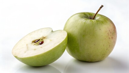 Whole Monkey Apple on White Background