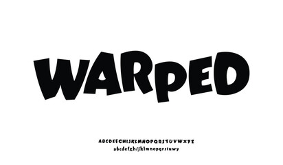 Modern Bold Font. Sans Serif Font. Regular Italic Uppercase Lowercase Typography urban style alphabet fonts for fashion, sport, technology, digital, movie, logo design, vector illustration