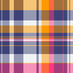 Vibrant plaid pattern in autumnal hues.  Perfect for textile design, fashion, and home décor projects.  This cheerful, seamless texture offers a bold and stylish aesthetic.
