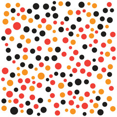 Seamless polka background
