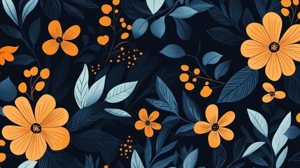 Dark floral pattern (2)