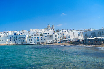 Naoussa waterfront, Paros Greece