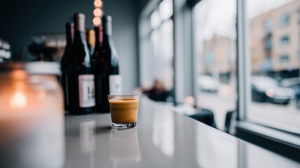 Modern business setting with diverse professionals discussing ideas, bright office space with large windows, great for presentations.