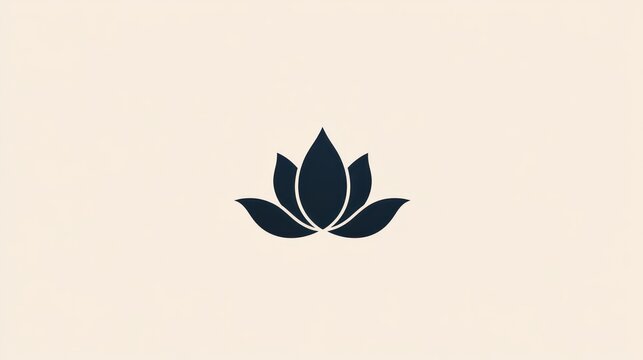 Elegant lotus flower graphic