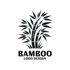 Fototapeta premium Bamboo Vector Logo Design