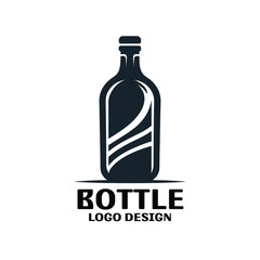 Bottle Vector Logo Design