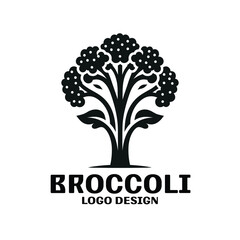 Obraz premium Broccoli Vector Logo Design