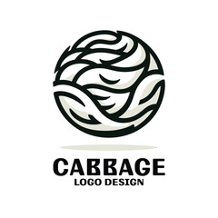 Cabbage Vector Logo Design